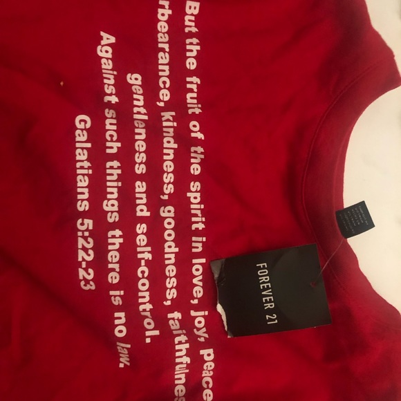 Brand New Red Forever 21 Shirt - Picture 5 of 5